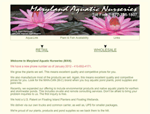 Tablet Screenshot of marylandaquatic.com